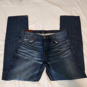 J.Brand Walker Relaxed Straight Leg Size 38 Med Wash Blue Jeans. Button‎ Fly Men